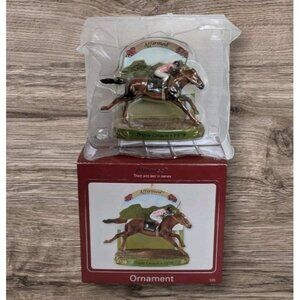 Carlton Heirloom Triple Crown Affirmed Ornament Horse 1978 Box Christmas #125